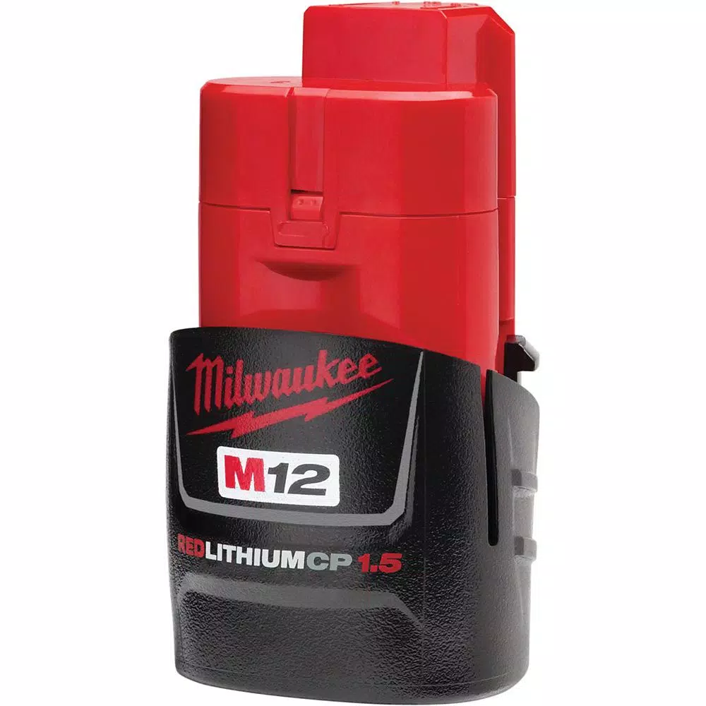 Power Tool Batteries Milwaukee M12 12-Volt Lithium-Ion Compact Battery Pack 1.5Ah (2-Pack) 6 Power Tool Batteries Milwaukee M12 12-Volt Lithium-Ion Compact Battery Pack 1.5Ah (2-Pack) - Image 4