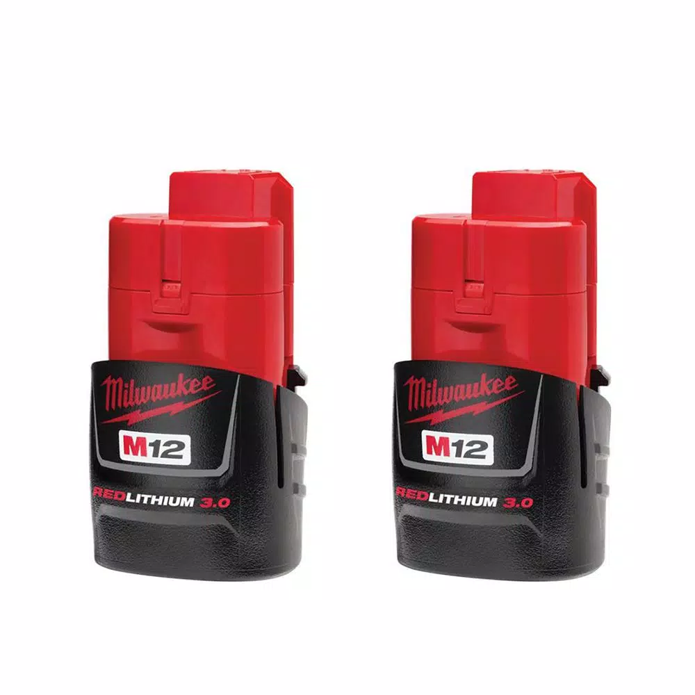 Power Tool Batteries Milwaukee M12 12-Volt Lithium-Ion Compact Battery Pack 3.0Ah (4-Pack) 7 Power Tool Batteries Milwaukee M12 12-Volt Lithium-Ion Compact Battery Pack 3.0Ah (4-Pack) - Image 5