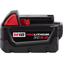 Power Tool Batteries Milwaukee M18 18-Volt Lithium-Ion 5.0 Ah Battery And Charger Starter Kit With Tool Bag -Deals Power Tool Accessories Store milwaukee power tool batteries 48 59 1850b 77 1000