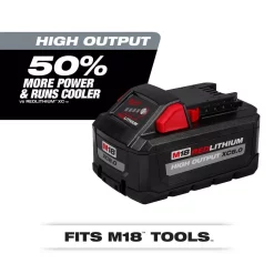 Power Tool Batteries Milwaukee M18 18-Volt Lithium-Ion HIGH OUTPUT Starter Kit With XC 8.0Ah Battery And Rapid Charger -Deals Power Tool Accessories Store milwaukee power tool batteries 48 59 1880 e1 1000