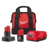 Power Tool Batteries Milwaukee M12 12-Volt Lithium-Ion 3.0 Ah And 1.5 Ah Battery Packs And Charger Starter Kit 1 Power Tool Batteries Milwaukee M12 12-Volt Lithium-Ion 3.0 Ah And 1.5 Ah Battery Packs And Charger Starter Kit -Deals Power Tool Accessories Store milwaukee power tool batteries 48 59 2402sp 64 1000