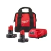 Power Tool Batteries Milwaukee M12 12-Volt Lithium-Ion Starter Kit With Two 4.0 Ah Battery Packs And Charger 1 Power Tool Batteries Milwaukee M12 12-Volt Lithium-Ion Starter Kit With Two 4.0 Ah Battery Packs And Charger -Deals Power Tool Accessories Store milwaukee power tool batteries 48 59 2442sp 64 1000