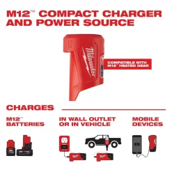 Power Tool Battery Chargers Milwaukee M12 12-Volt Lithium-Ion Charger And Portable Power Source -Deals Power Tool Accessories Store milwaukee power tool battery chargers 48 59 1201 e1 1000