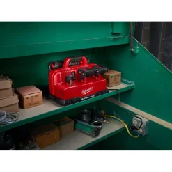 Power Tool Battery Chargers Milwaukee M12 And M18 12-Volt/18-Volt Lithium-Ion Multi-Voltage 6-Port Sequential Rapid Battery Charger (3 M12 And 3 M18 Ports) -Deals Power Tool Accessories Store milwaukee power tool battery chargers 48 59 1807 44 1000