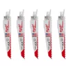 Milwaukee 6 In. 5 TPI AX Nail Embedded Wood Cutting SAWZALL Reciprocating Saw Blades (5-Pack) -Deals Power Tool Accessories Store milwaukee reciprocating saw blades 48 00 5021s 64 1000