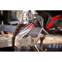 Saw Blades Milwaukee 9 In. 7 TPI  TORCH Carbide Teeth Thick Metal Cutting SAWZALL Reciprocating Saw Blade (3 Pack) -Deals Power Tool Accessories Store milwaukee reciprocating saw blades 48 00 5302 4f 1000