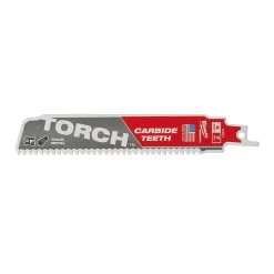 Saw Blades Milwaukee 6 In. 7 TPI TORCH Carbide Teeth Thick Metal Cutting SAWZALL Reciprocating Saw Blade (5 Pack) 18 Saw Blades Milwaukee 6 In. 7 TPI TORCH Carbide Teeth Thick Metal Cutting SAWZALL Reciprocating Saw Blade (5 Pack) -Deals Power Tool Accessories Store milwaukee reciprocating saw blades 48 00 5501 40 1000