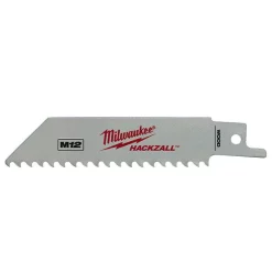 Milwaukee 4 In. 5 Teeth Per In. Wood Cutting HACKZALL Reciprocating Saw Blades (5 Pack)