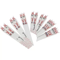 Saw Blades Milwaukee SAWZALL Wood And Metal Cutting Bi-Metal Reciprocating Saw Blade Set (26-Piece) 20 Saw Blades Milwaukee SAWZALL Wood And Metal Cutting Bi-Metal Reciprocating Saw Blade Set (26-Piece) -Deals Power Tool Accessories Store milwaukee reciprocating saw blades 49 22 1110 49 22 1216 1f 1000