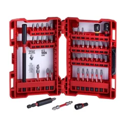 Drill Bits Milwaukee SHOCKWAVE Impact Duty Steel Driver Bit Set (45-Piece)