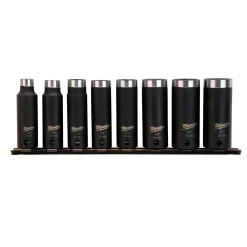 Drill Bits Milwaukee SHOCKWAVE Impact Duty Driver Steel Bit Set With Titanium Drill Bit Set And Deep Well Impact Socket Set (81-Piece) -Deals Power Tool Accessories Store milwaukee screwdriver bits 48 32 4024 48 89 4631 49 66 4419 44 1000