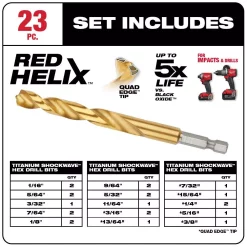 Drill Bits Milwaukee SHOCKWAVE Impact Duty Driver Steel Bit Set With Titanium Drill Bit Set And Deep Well Impact Socket Set (81-Piece) -Deals Power Tool Accessories Store milwaukee screwdriver bits 48 32 4024 48 89 4631 49 66 4419 a0 1000