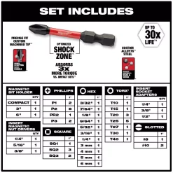 Drill Bits Milwaukee SHOCKWAVE IMPACT DUTY Driver Bit Set (55-Piece) 11 Drill Bits Milwaukee SHOCKWAVE IMPACT DUTY Driver Bit Set (55-Piece) -Deals Power Tool Accessories Store milwaukee screwdriver bits 48 32 4028 e1 1000