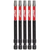 Drill Bits Milwaukee SHOCKWAVE Torx #30 3.5 In. Impact Duty Steel Screwdriver Bit (5-Pack) -Deals Power Tool Accessories Store milwaukee screwdriver bits 48 32 4580 64 1000