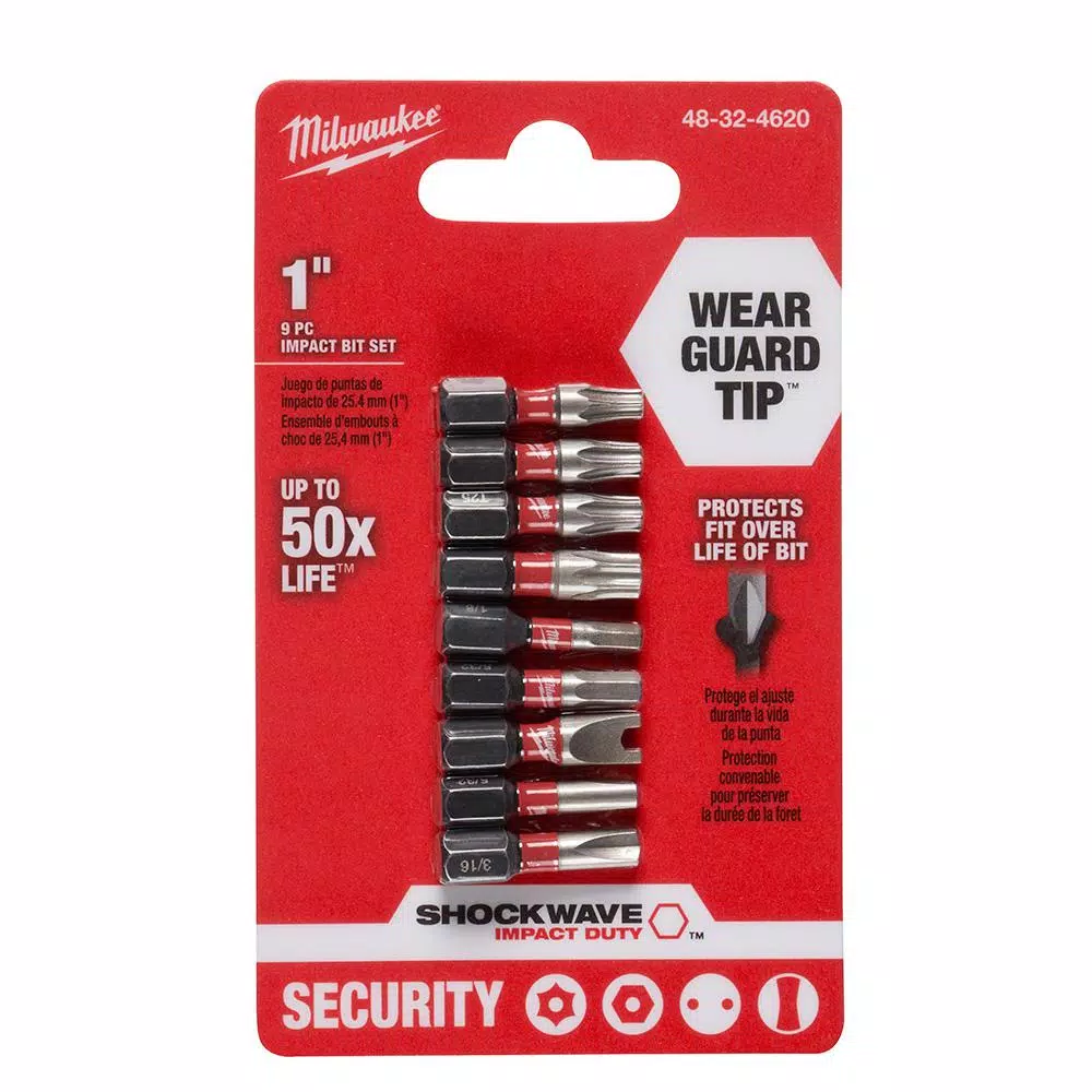 Drill Bits Milwaukee SHOCKWAVE IMPACT DUTY Security Bit Set (9-Piece) 5 Drill Bits Milwaukee SHOCKWAVE IMPACT DUTY Security Bit Set (9-Piece) - Image 3