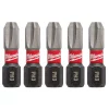 Drill Bits Milwaukee 1 In. #3 Philips Shockwave Impact Duty Steel Insert Bits (5-Pack) -Deals Power Tool Accessories Store milwaukee screwdriver bits 48 32 4663 64 1000
