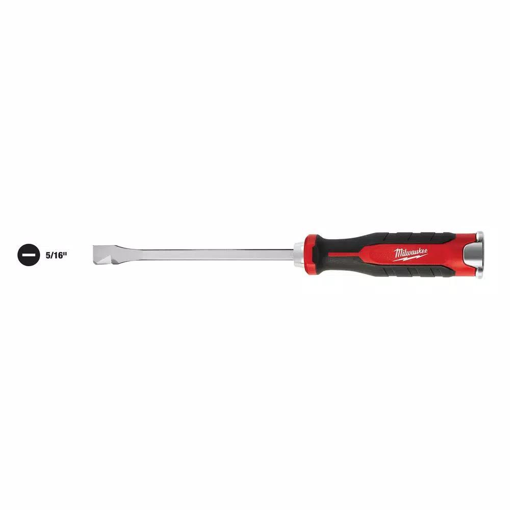 Screwdrivers & Nut Drivers Milwaukee 5/16 In. Slotted 6 In. Demolition Screwdriver 3 Screwdrivers & Nut Drivers Milwaukee 5/16 In. Slotted 6 In. Demolition Screwdriver