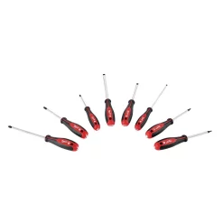 Cutting Tools Milwaukee Straight-Cut Offset Aviation Snip (3-Pack) With Screwdriver Set (8-Piece) -Deals Power Tool Accessories Store milwaukee snips 48 22 4533 48 22 2718 fa 1000