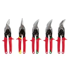 Cutting Tools Milwaukee Left, Right, And Straight/Offset Aviation Snips Set (5-Piece)