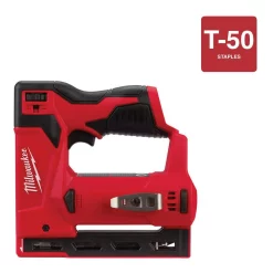 Fastening Tools Milwaukee M12 12-Volt Lithium-Ion Cordless 3/8 In. Crown Stapler With 4.0 Ah M12 Battery -Deals Power Tool Accessories Store milwaukee staple guns 2447 20 48 11 2440 1d 1000