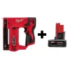 Fastening Tools Milwaukee M12 12-Volt Lithium-Ion Cordless 3/8 In. Crown Stapler With 4.0 Ah M12 Battery 1 Fastening Tools Milwaukee M12 12-Volt Lithium-Ion Cordless 3/8 In. Crown Stapler With 4.0 Ah M12 Battery -Deals Power Tool Accessories Store milwaukee staple guns 2447 20 48 11 2440 64 1000