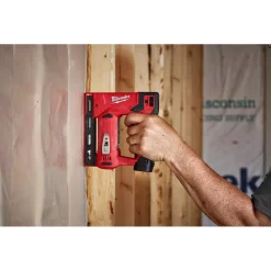 Fastening Tools Milwaukee M12 12-Volt Lithium-Ion Cordless 3/8 In. Crown Stapler With 4.0 Ah M12 Battery -Deals Power Tool Accessories Store milwaukee staple guns 2447 20 48 11 2440 66 1000