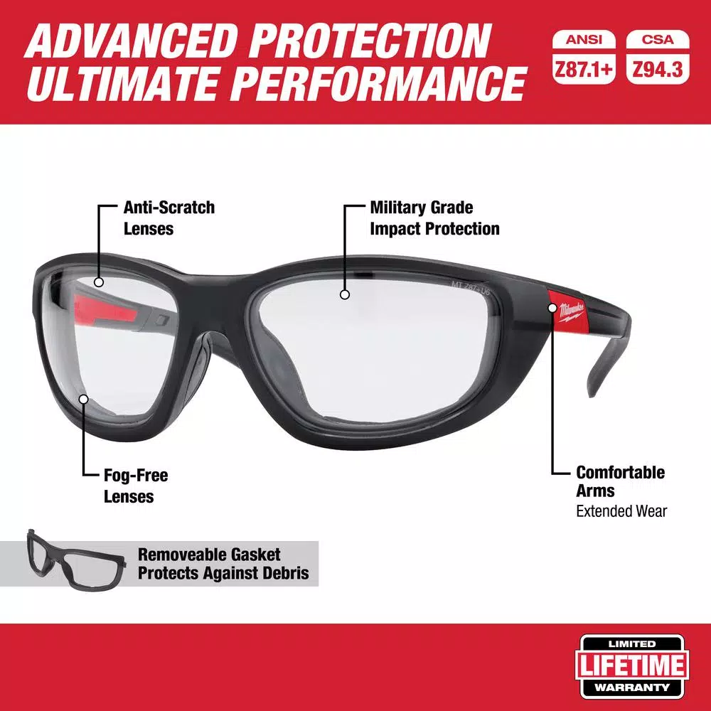 Fastening Tools Milwaukee M18 FUEL 1/4 In. 18-Volt 18-Gauge Lithium-Ion Brushless Narrow Crown Stapler And Clear Performance Safety Glasses 6 Fastening Tools Milwaukee M18 FUEL 1/4 In. 18-Volt 18-Gauge Lithium-Ion Brushless Narrow Crown Stapler And Clear Performance Safety Glasses - Image 4