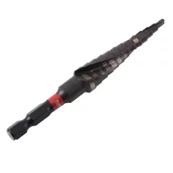 Drill Bits Milwaukee SHOCKWAVE 1/8 In. X 1/2 In. X 1/16 In. #1 Impact-Duty Titanium Step Bit 9 Drill Bits Milwaukee SHOCKWAVE 1/8 In. X 1/2 In. X 1/16 In. #1 Impact-Duty Titanium Step Bit -Deals Power Tool Accessories Store milwaukee step drill bits 48 89 9241 40 1000