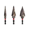 Drill Bits Milwaukee SHOCKWAVE Impact Duty Titanium Step Bit Kit (3-Piece) -Deals Power Tool Accessories Store milwaukee step drill bits 48 89 9257 64 1000