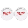Saw Blades Milwaukee 12 In. X 44-Tooth And 80-Tooth Circular Saw Blade (2-Pack) -Deals Power Tool Accessories Store milwaukee table saw blades miter saw blades 48 40 1232 64 1000