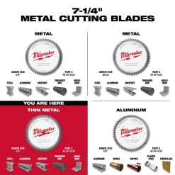Saw Blades Milwaukee 7-1/4 In. X 70 Carbide Teeth Thin Metal Cutting Circular Saw Blade -Deals Power Tool Accessories Store milwaukee table saw blades miter saw blades 48 40 4240 a0 1000