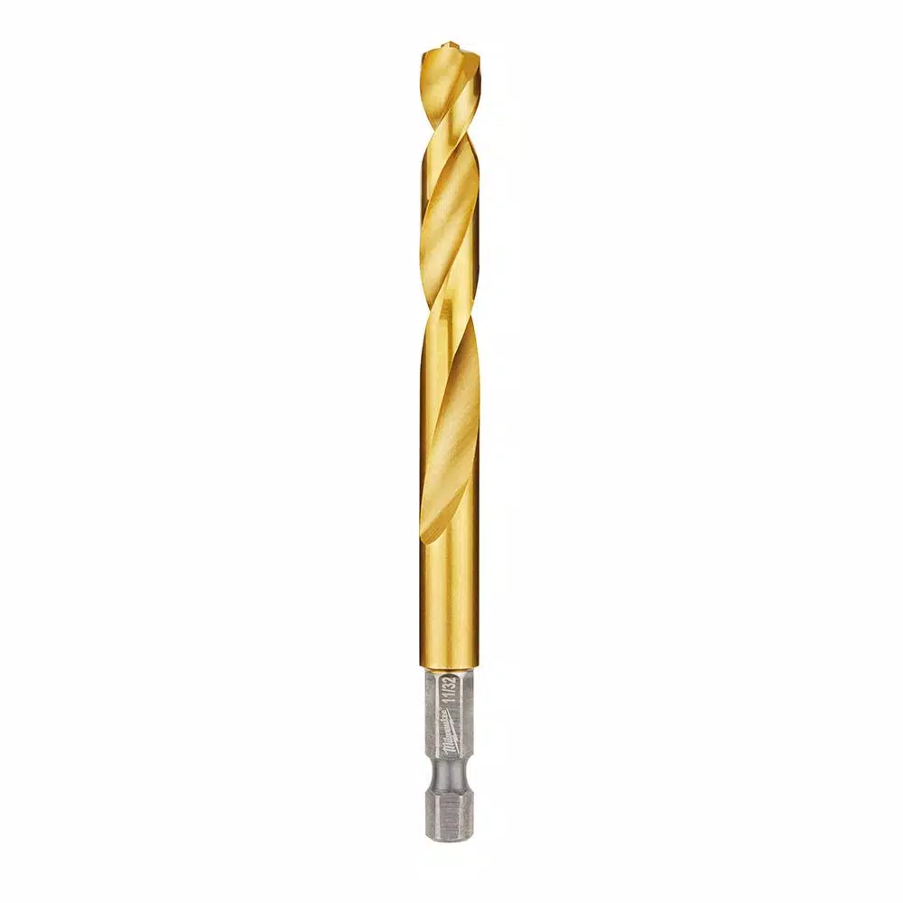 Drill Bits Milwaukee SHOCKWAVE 11/32 In. Titanium Twist Drill Bit 7 Drill Bits Milwaukee SHOCKWAVE 11/32 In. Titanium Twist Drill Bit - Image 5