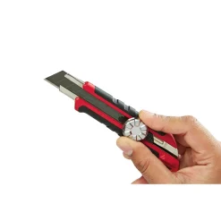 Knives & Blades Milwaukee 25 Mm Snap Off Knife With Metal Lock And Precision Cut Blade -Deals Power Tool Accessories Store milwaukee utility knives 48 22 1962 1f 1000