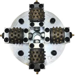 Rotary Tool Accessories Monster 8 In. Bush Hammer With 4 Rollers