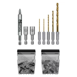 Drill Bits Montana Brand Titanium Drill And Drive Set (39-Piece)