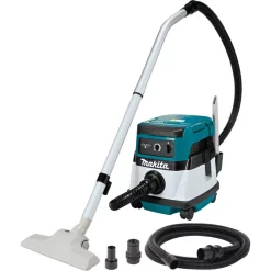 Wet & Dry Vacuums Makita 18-Volt X2 LXT Lithium-Ion (36-Volt) Cordless/Corded 2.1 Gal. Dry Vacuum (Tool Only)
