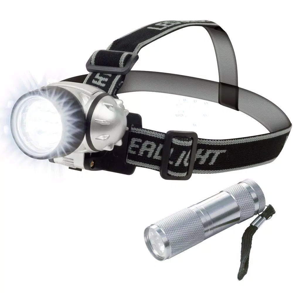 Headlamps Stalwart 12 LED Head Lamp Plus 6 LED Flashlight Super Set 2 Headlamps Stalwart 12 LED Head Lamp Plus 6 LED Flashlight Super Set