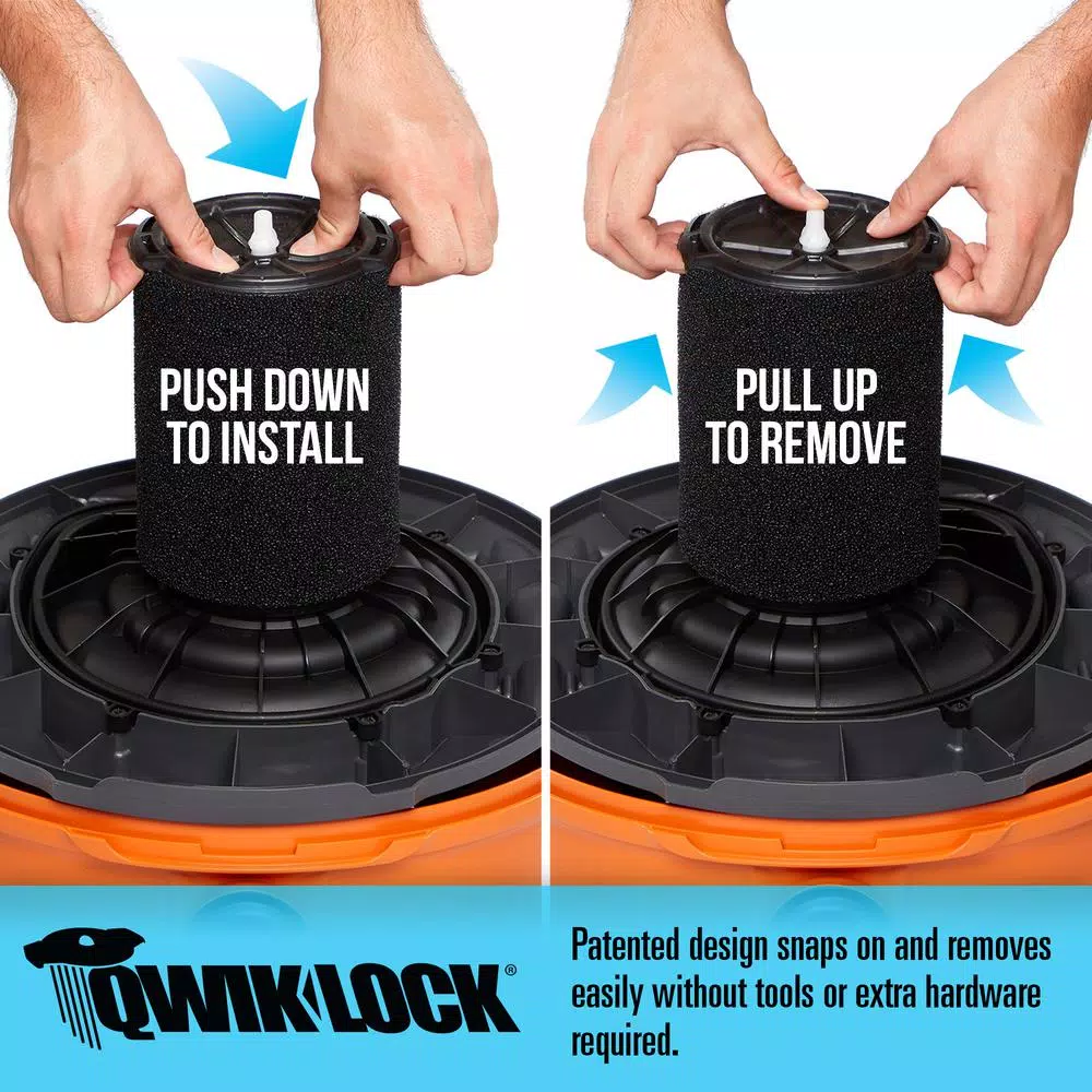 Wet & Dry Vacuums RIDGID 9 Gal. 4.25-Peak HP NXT Wet/Dry Shop Vacuum With Standard Filter, Wet Filter, Dust Bags, Hose And Accessories 8 Wet & Dry Vacuums RIDGID 9 Gal. 4.25-Peak HP NXT Wet/Dry Shop Vacuum With Standard Filter, Wet Filter, Dust Bags, Hose And Accessories - Image 6