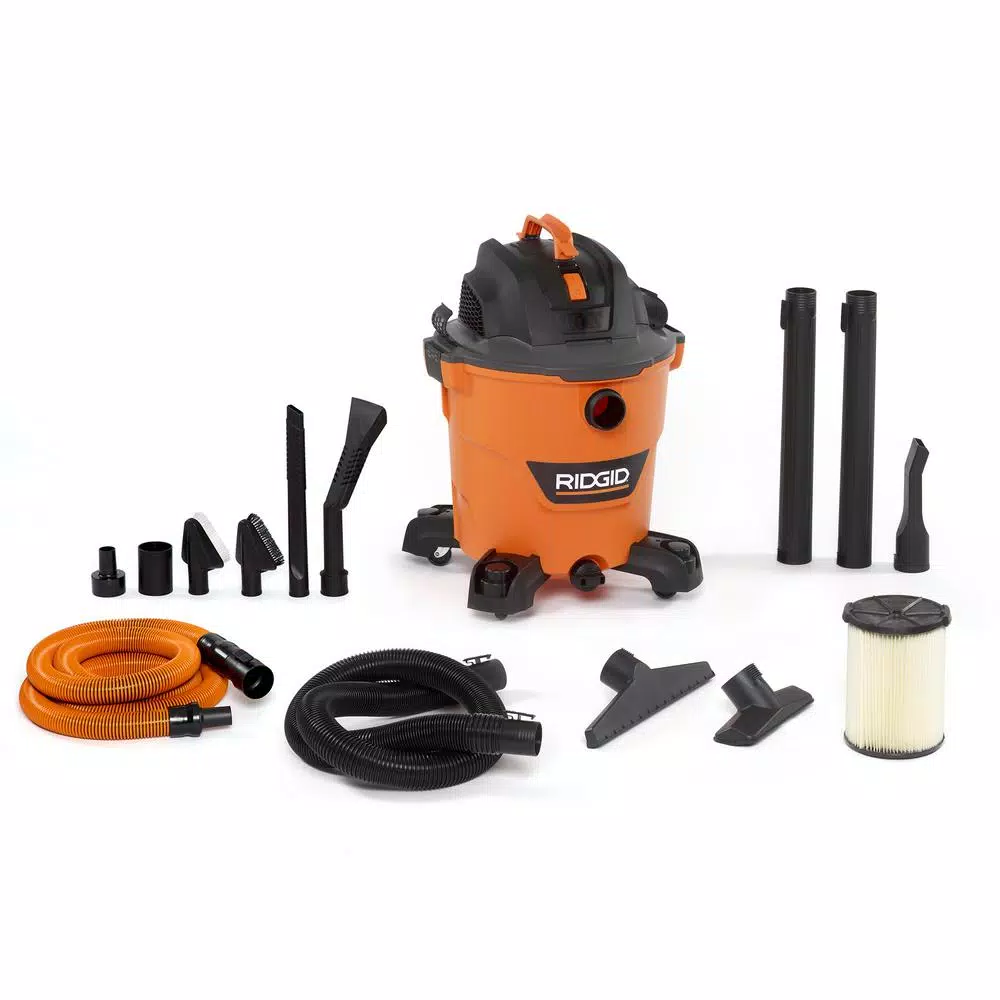 Wet & Dry Vacuums RIDGID 12 Gal. 5.0-Peak HP NXT Wet/Dry Shop Vacuum With Filter, Hose, Accessories And Premium Car Cleaning Kit 3 Wet & Dry Vacuums RIDGID 12 Gal. 5.0-Peak HP NXT Wet/Dry Shop Vacuum With Filter, Hose, Accessories And Premium Car Cleaning Kit