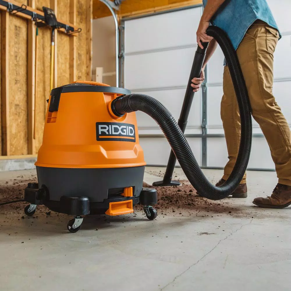 Wet & Dry Vacuums RIDGID 12 Gal. 6.5-Peak HP Motor-On-Bottom Wet/Dry Shop Vacuum With Fine Dust Filter, Hose And Accessories 14 Wet & Dry Vacuums RIDGID 12 Gal. 6.5-Peak HP Motor-On-Bottom Wet/Dry Shop Vacuum With Fine Dust Filter, Hose And Accessories - Image 12