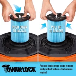 Wet & Dry Vacuums RIDGID 16 Gal. 6.5-Peak HP Motor-On-Bottom Wet/Dry Shop Vacuum With Fine Dust Filter, Hose And Accessories 22 Wet & Dry Vacuums RIDGID 16 Gal. 6.5-Peak HP Motor-On-Bottom Wet/Dry Shop Vacuum With Fine Dust Filter, Hose And Accessories -Deals Power Tool Accessories Store oranges peaches ridgid wet dry vacuums mob1600 c3 1000