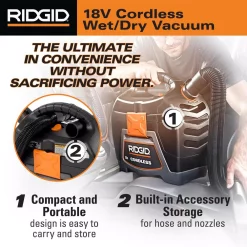 Wet & Dry Vacuums RIDGID 3 Gal. 18-Volt Cordless Handheld Wet/Dry Shop Vacuum (Tool Only) With Filter, Expandable Hose And Accessories 18 Wet & Dry Vacuums RIDGID 3 Gal. 18-Volt Cordless Handheld Wet/Dry Shop Vacuum (Tool Only) With Filter, Expandable Hose And Accessories -Deals Power Tool Accessories Store oranges peaches ridgid wet dry vacuums wd0319 a0 1000