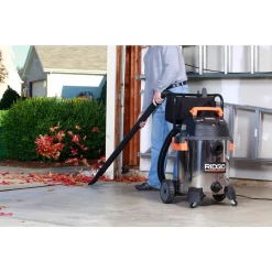 Wet & Dry Vacuums RIDGID 16 Gal. 6.5-Peak HP Stainless Steel Wet/Dry Shop Vacuum With Filter, Hose And Accessories -Deals Power Tool Accessories Store oranges peaches ridgid wet dry vacuums wd1956 fa 1000