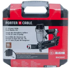 Nail Guns Porter-Cable 18-Gauge Pneumatic Brad Nailer Kit -Deals Power Tool Accessories Store porter cable brad nailers bn200c 44 1000
