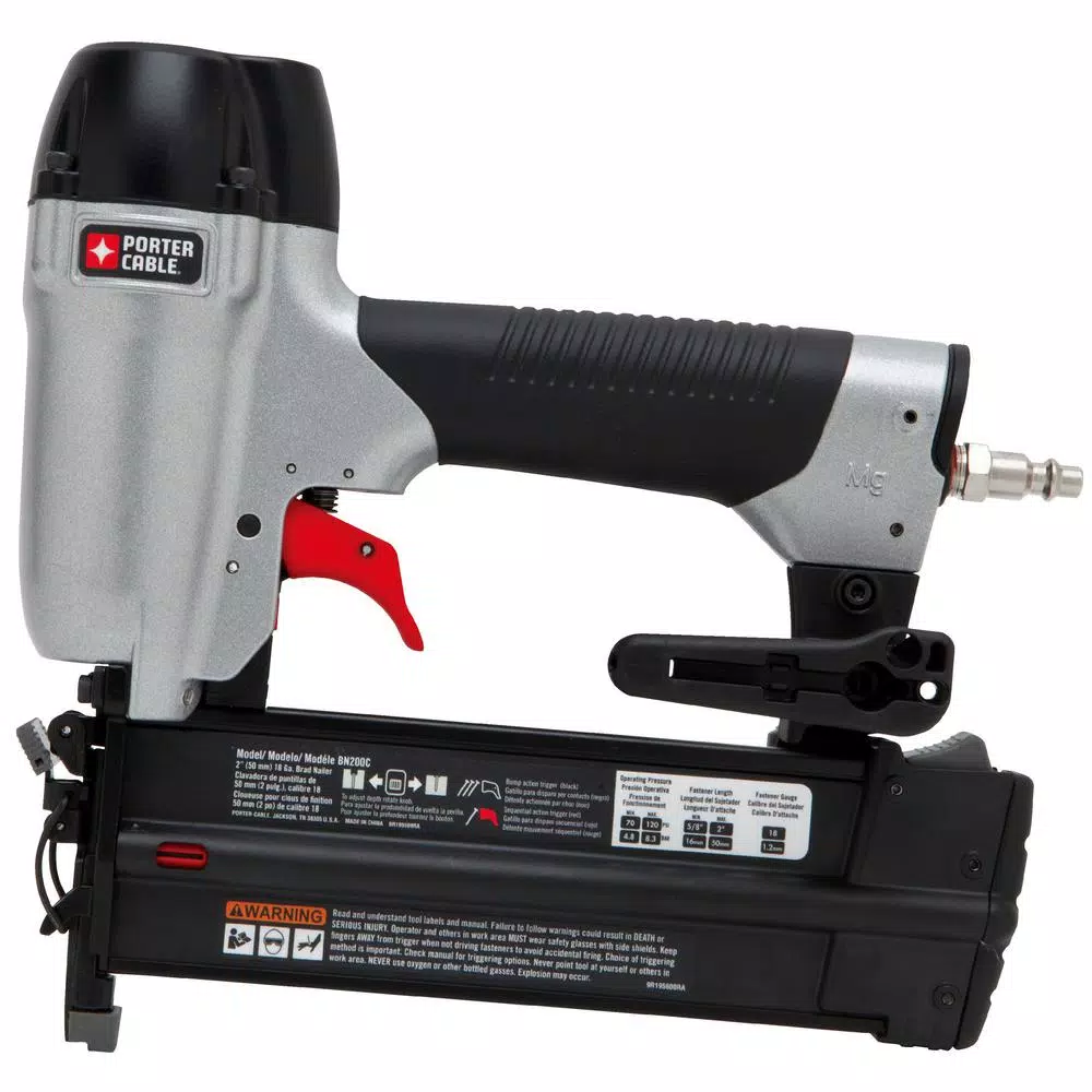 Nail Guns Porter-Cable 18-Gauge Pneumatic Brad Nailer Kit With Bonus 23-Gauge 1-3/8 In. Pin Nailer 10 Nail Guns Porter-Cable 18-Gauge Pneumatic Brad Nailer Kit With Bonus 23-Gauge 1-3/8 In. Pin Nailer - Image 8