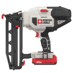 Nail Guns Porter-Cable 20-Volt MAX Lithium-Ion 16-Gauge Cordless Nailer With Battery 1.5 Ah And Charger 11 Nail Guns Porter-Cable 20-Volt MAX Lithium-Ion 16-Gauge Cordless Nailer With Battery 1.5 Ah And Charger -Deals Power Tool Accessories Store porter cable finishing nailers pcc792la 4f 1000