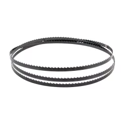 Saw Blades POWERTEC 56-7/8 In. X 1/4 In. X 6 TPI High Carbon Bandsaw Blade For Woodworking, Plastic And Aluminum (1-Pack)