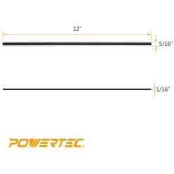 Woodworking Tool Accessories POWERTEC 12 In. High-Speed Steel Planer Knives For Makita 2012 / 2012NB (Set Of 2) 8 Woodworking Tool Accessories POWERTEC 12 In. High-Speed Steel Planer Knives For Makita 2012 / 2012NB (Set Of 2) -Deals Power Tool Accessories Store powertec planer blades 128320 4f 1000