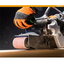 Abrasives POWERTEC 4 In. X 24 In. 240-Grit Aluminum Oxide Sanding Belt (10-Pack) -Deals Power Tool Accessories Store powertec power sander accessories 110040 44 1000