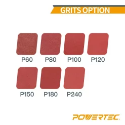 Abrasives POWERTEC 12 In. 100 Grit PSA Aluminum Oxide Self Stick Sanding Disc (10-Pack) 9 Abrasives POWERTEC 12 In. 100 Grit PSA Aluminum Oxide Self Stick Sanding Disc (10-Pack) -Deals Power Tool Accessories Store powertec power sander accessories 110390 4f 1000